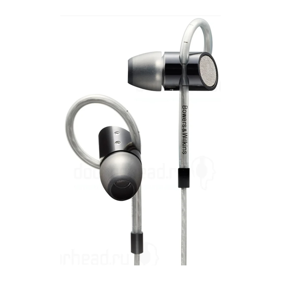 Bowers & Wilkins C5 - In-Ear Headphones Manual