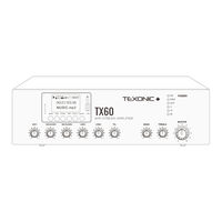 TEXONIC TX60 Instruction Manual