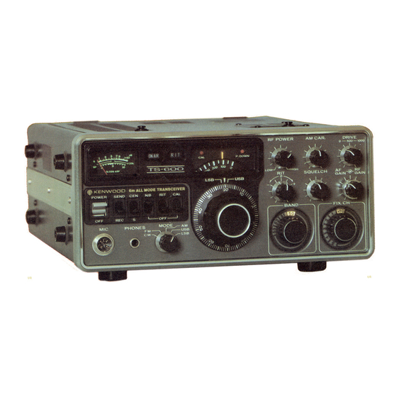 Pioneer TS-600 Mode Transceiver Manuals