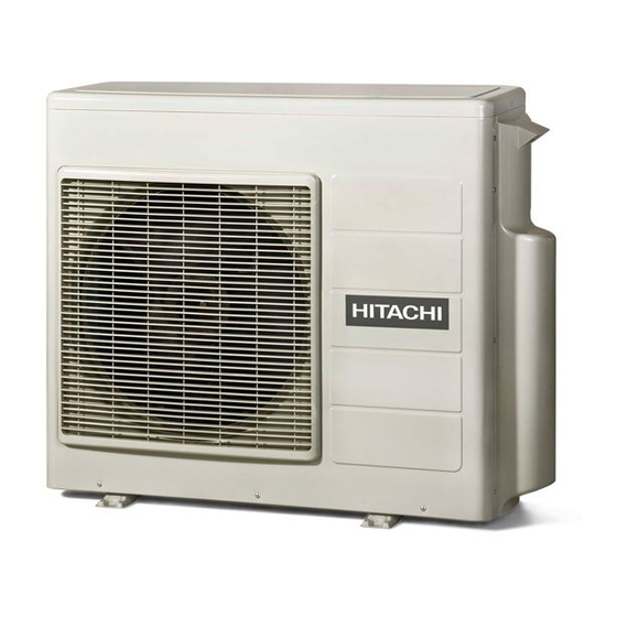 Hitachi RAF-25NH4 Installation Manual