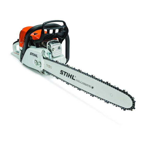 Stihl MS 391 Safety Manual