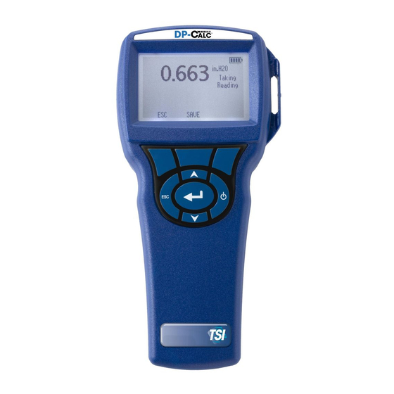 TSI Instruments DP-CALC 5825 Operation And Service Manual