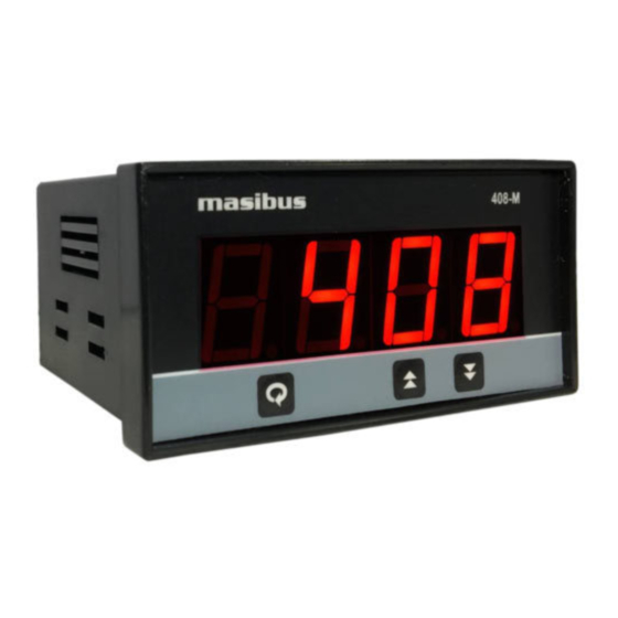 Masibus 408-M Quick User Manual