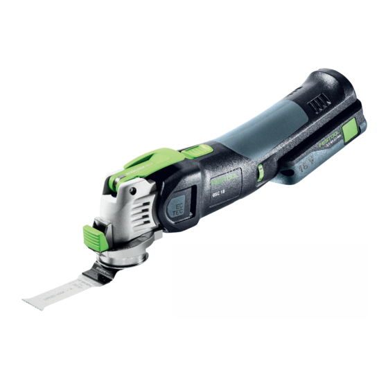 Festool OSC 18 Original Instructions Manual