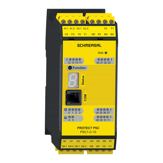 schmersal PSC1-C-10 Series Installation Manual