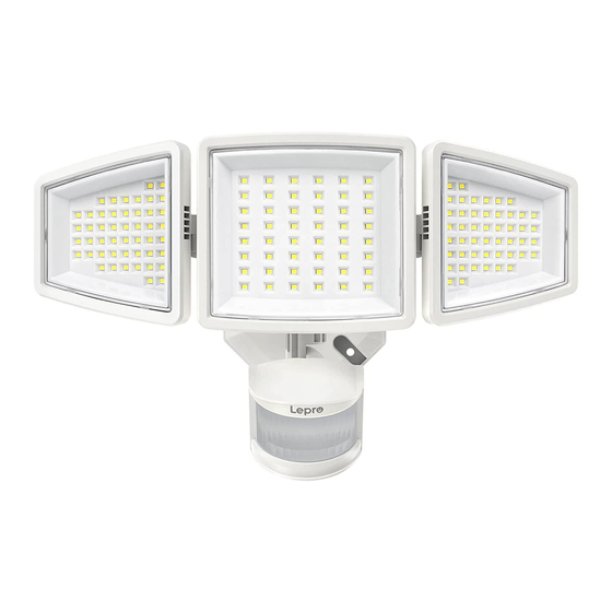 User Manuals: Lepro 650001-DW-US Security Light