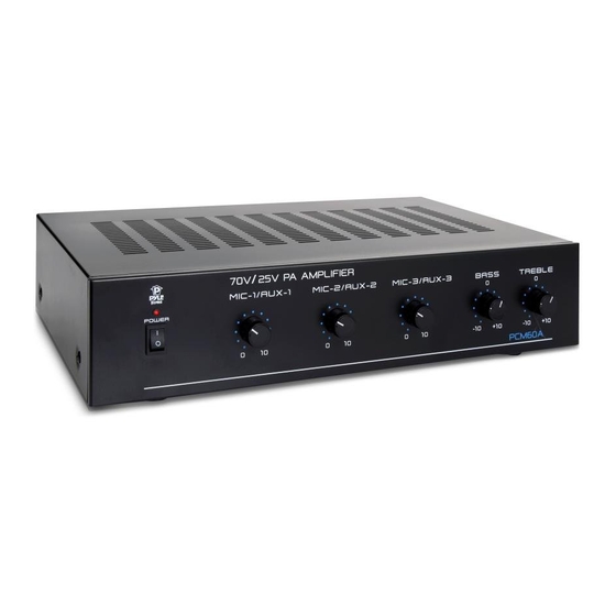 Pyle PCM60A User Manual
