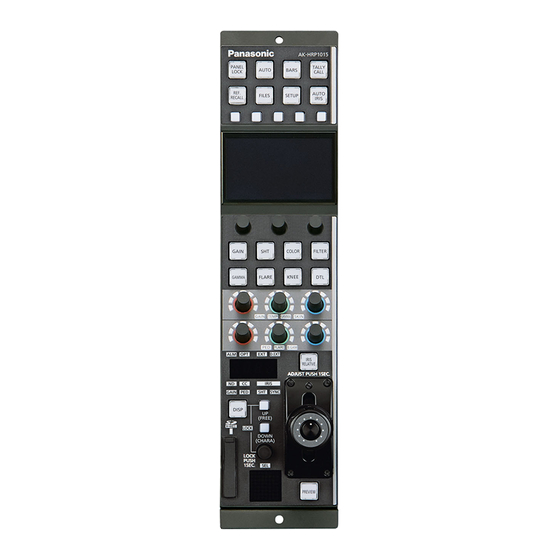 Panasonic AK-HRP1015G Operating Manual