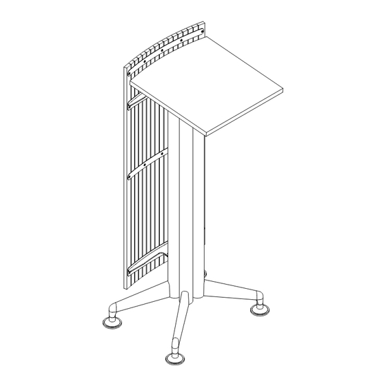 SPECIAL T ZIA Lectern Assembly Instructions