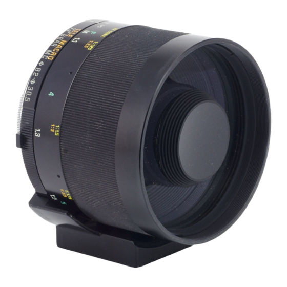 Tamron 55B Owner's Manual