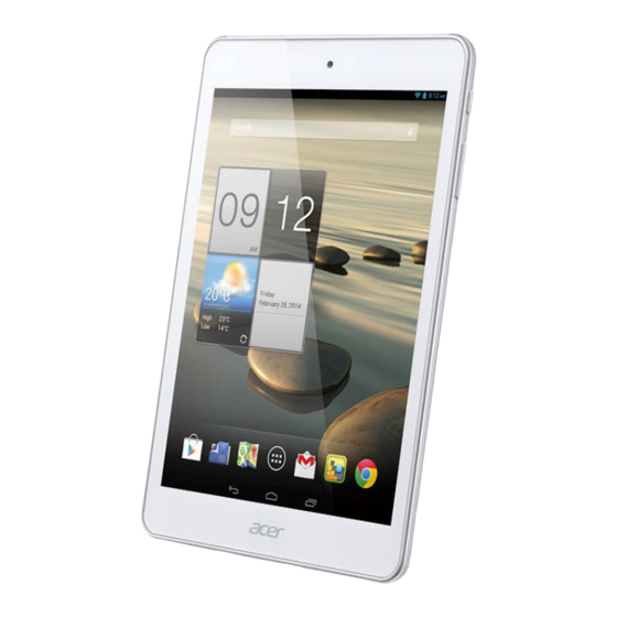 Acer Iconia A1 User Manual