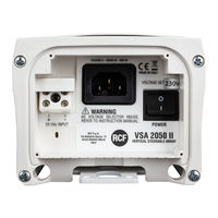 RCF VSA 850 Owner's Manual