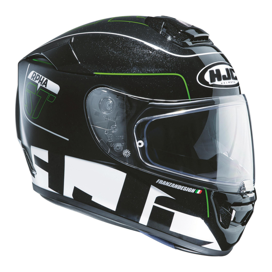HJC RPHA ST Owner's Manual