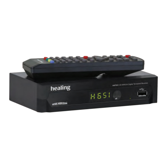healing HHT651 Operating Manual