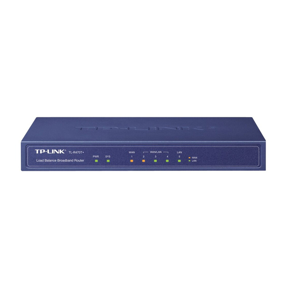 TP-Link TL-R470T+ Installation Manual