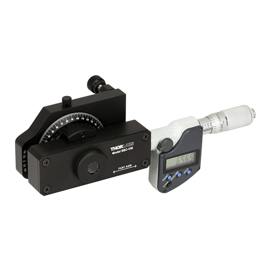 THORLABS SBC-VIS Operation Manual