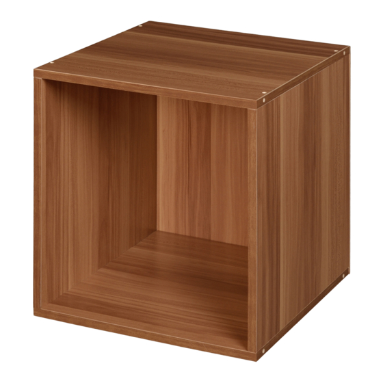 Niche CUBO STORAGE CUBE PC1211 Assembly Instructions
