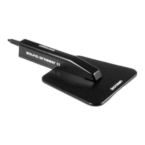 Harman AKG SOUND GRABBER II Instructions