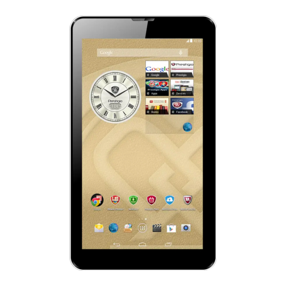 User Manuals: Prestigio MultiPad PMT3047 3G LCD Screen