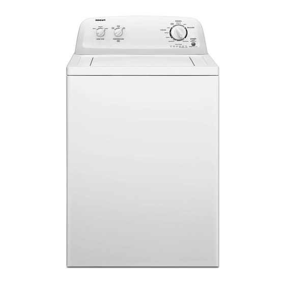 Admiral ATW4676BQ0 Use And Care Manual