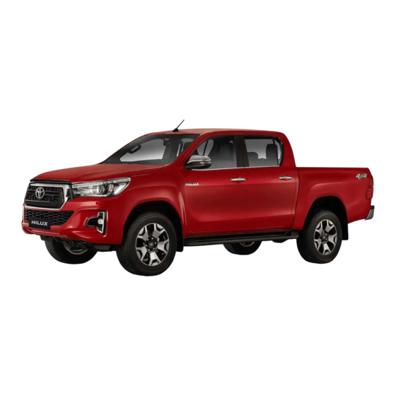Toyota HILUX Owner's Manual Supplement