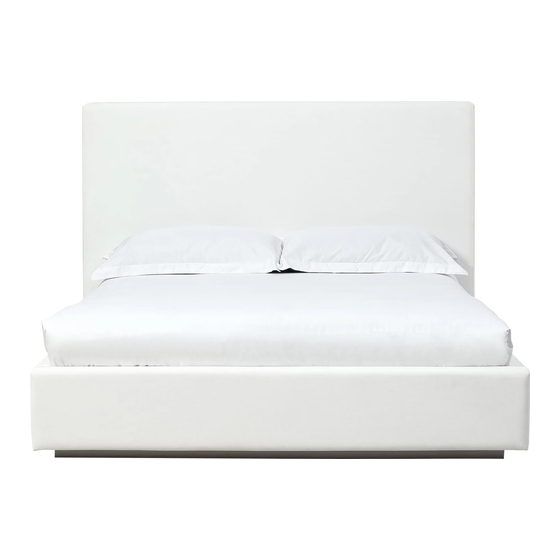 Modus Furniture ONE COLLECT. UPHOLSTERED STORAGE BED FULL/QUEEN Assembly Instructions Manual