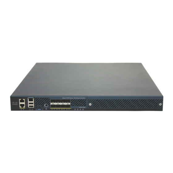 Cisco 5508 - Wireless Controller - Network Management Device Manuals