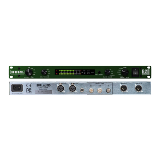 BURL B2 Bomber ADC User Manual