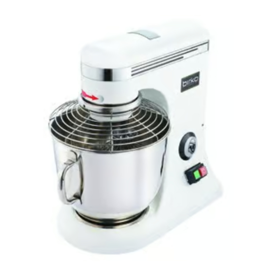 User Manuals: BIRKO 1005004 Commercial Kitchen Mixer