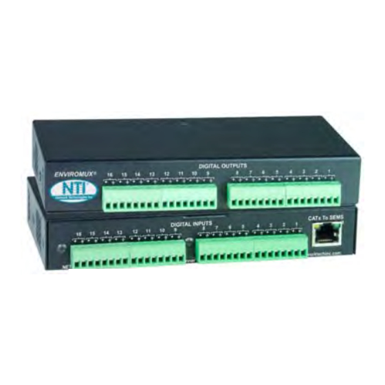 NTI Enviromux Series Installation Manual