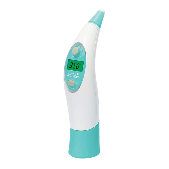 Summer Ear Thermometer Instruction Manual