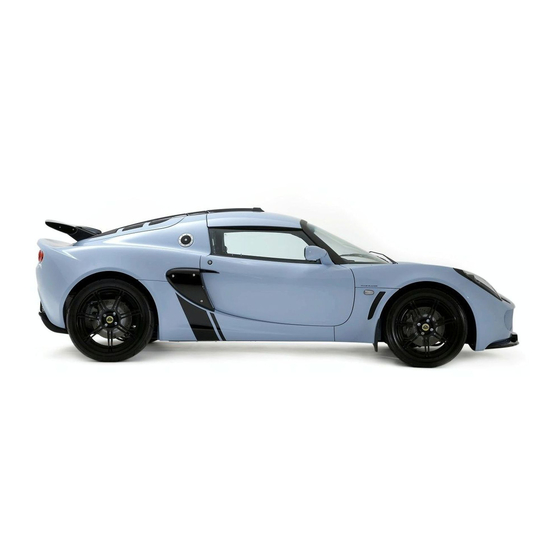 Lotus EXIGE 2007 Owner's Handbook Manual
