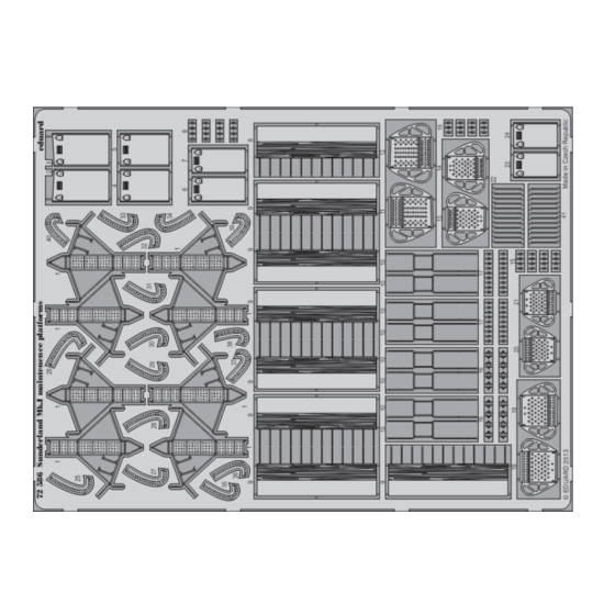 Eduard Sunderland Mk.I maintenence platforms Quick Start Manual