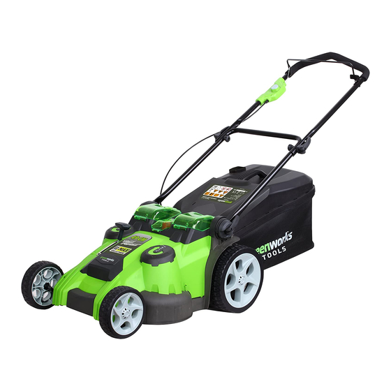 GreenWorks LMF320 Operator's Manual
