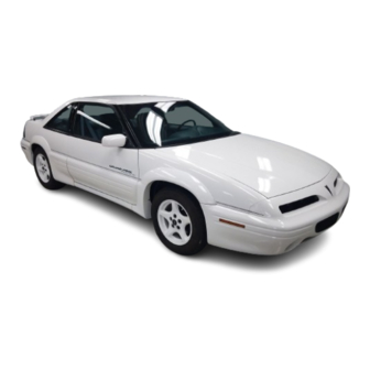 Pontiac 1995 Grand Prix Owner's Manual