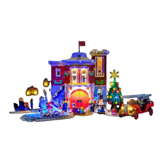 LIGHT MY BRICKS LEGO Winter Village Fire Station 10263 Lighting Kit Instructions Manual