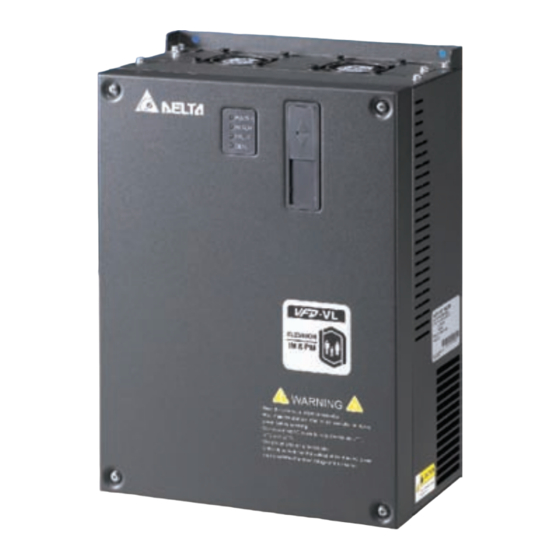 Delta Electronics Elevator Drive VFD-VL User Manual