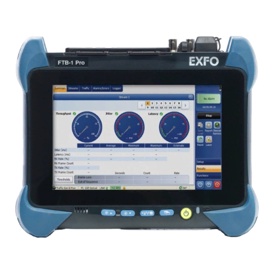 EXFO FTB-1v2 Quick Reference Manual