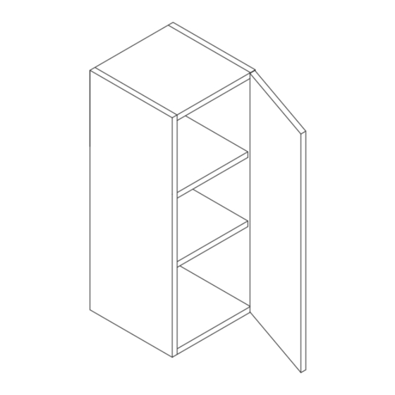 ROBERTO FIORE Cabinets To Go WC0930 Assembly Instructions
