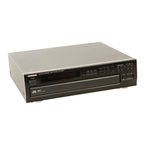 Kenwood DP-R3070 Service Manual