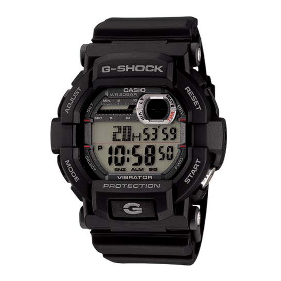 Casio G-SHOCK GD-350-1 Service Manual And Parts List