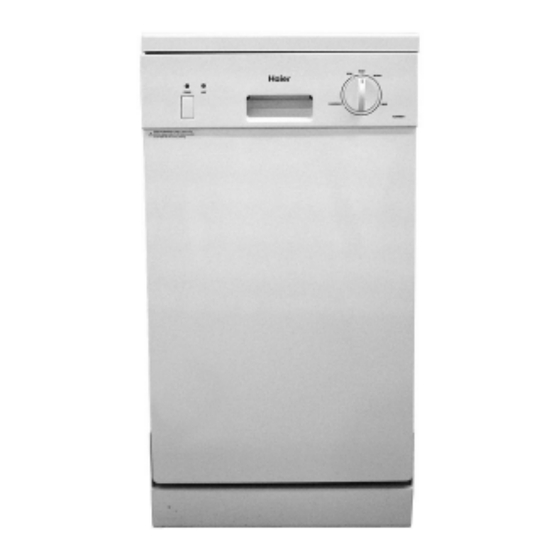 Haier HDW9SS Owner's Manual