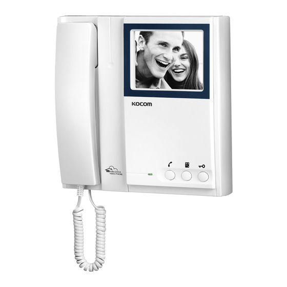 KOCOM KVM-524G Operating & Installation Manual