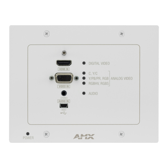AMX DX-RX Hardware Reference Manual