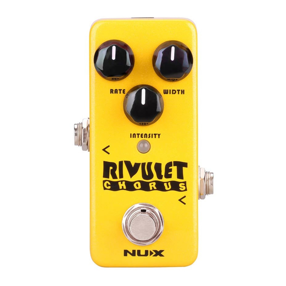 nux Distortion User Manual