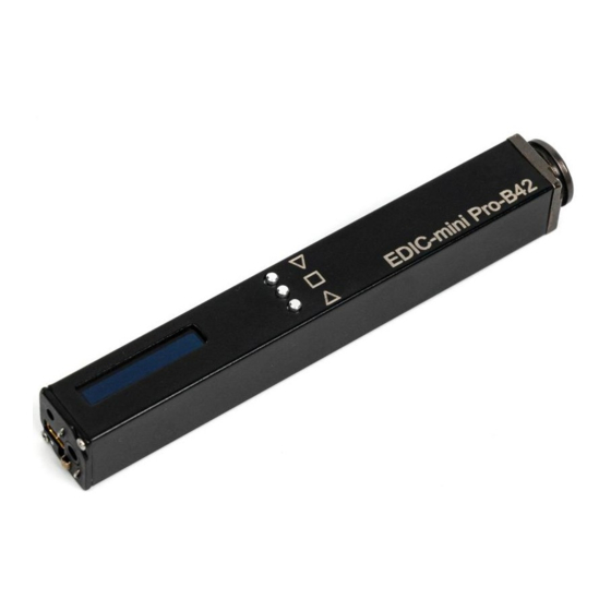 EDIC-mini Pro B42 Short Operating Instruction