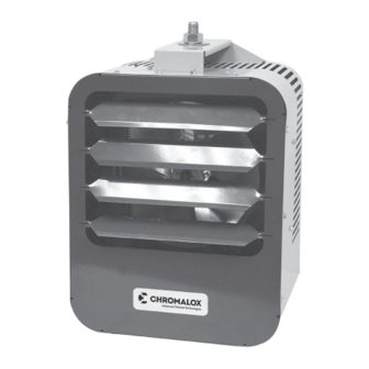 Chromalox HVH Series Installation Instructions Manual