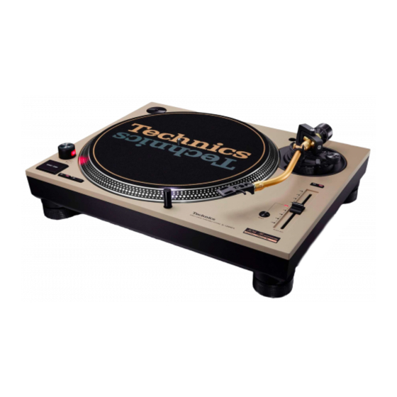 Technics SL-1200M7L Operating Instructions Manual