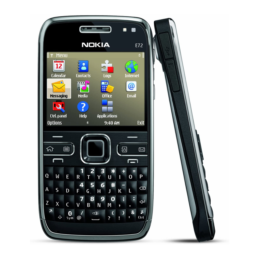 Nokia E72 User Manual
