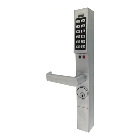 Alarm Lock DL1300 Programming Instructions Manual